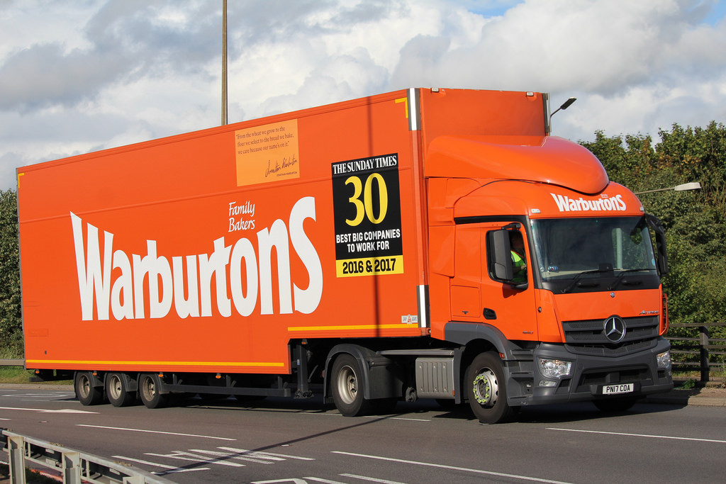 warburtons lorry